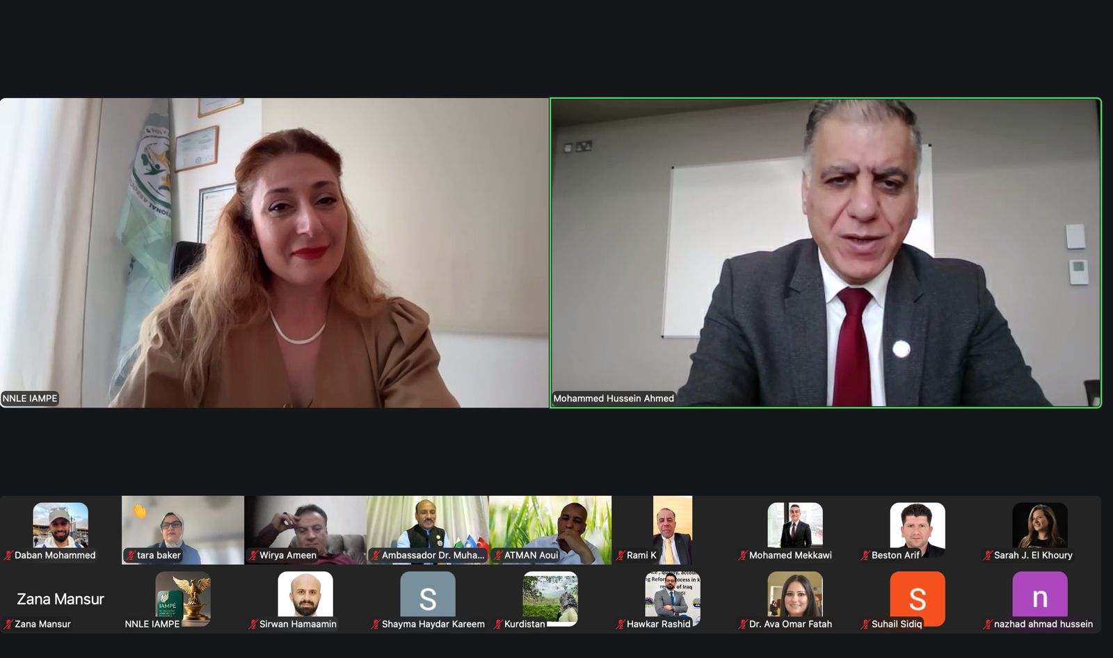 The IAMPE – VisionAID Erbil International Forum on Mediation & Diplomacy