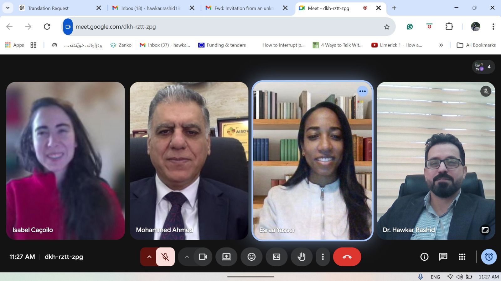Meeting with the team of the Future Association for Education for Sustainable Development (FA-ESD)